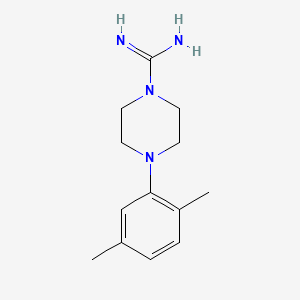 molecular formula C13H20N4 B11424615 4-(2,5-Dimethylphenyl)piperazine-1-carboximidamide 