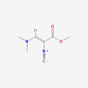molecular formula C7H10N2O2 B1142464 Methyl 3-(dimethylamino)-2-isocyanoacrylate CAS No. 113212-14-9