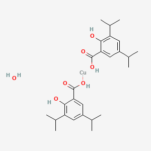 molecular formula C52H70Cu2O13 B1142465 Copper(II) 3,5-diisopropylsalicylate hydrate CAS No. 123334-28-1