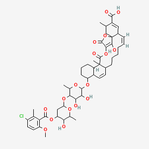 molecular formula C50H63ClO17 B1142498 2'''-Hydroxychlorothricin CAS No. 111810-18-5