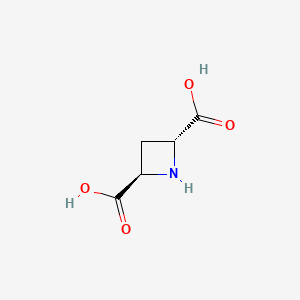 molecular formula C5H7NO4 B1142518 Azetidine-2,4-dicarboxylic acid CAS No. 121050-03-1
