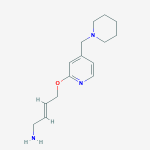 4-[4-(Piperidinomethyl)pyridyl-2-oxy]-cis-2-butenamine