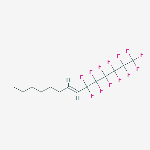 molecular formula C14H15F13 B1142530 1-(Perfluorohexyl)oct-1-ene CAS No. 120464-26-8