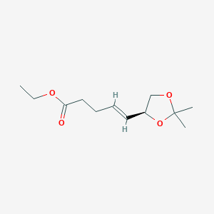 Ethyl-6(S),7-isopropylidenedioxy-hept-4-enoate