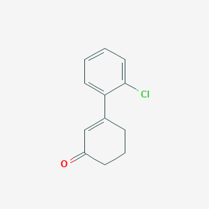 molecular formula C₁₂H₁₁ClO B1142566 3-(2-Chlorophenyl)-2-cyclohexen-1-one CAS No. 854726-05-9