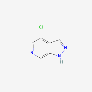 molecular formula C6H4ClN3 B1142572 4-Chloro-1H-pyrazolo[3,4-c]pyridine CAS No. 1260671-36-0