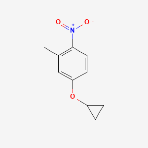 4-Cyclopropoxy-2-methyl-1-nitrobenzene