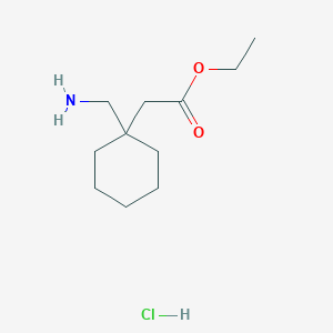 Ethyl 2-[1-(aminomethyl)cyclohexyl]acetate hydrochloride
