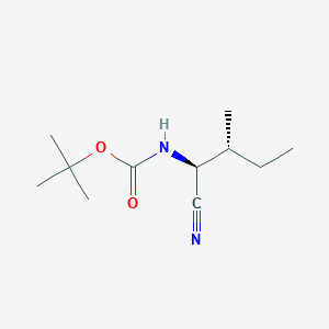 Tert-butyl N-[(1S,2R)-1-cyano-2-methylbutyl]carbamate