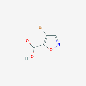 molecular formula C₄H₂BrNO₃ B1142590 4-Bromoisoxazole-5-carboxylic acid CAS No. 893638-85-2
