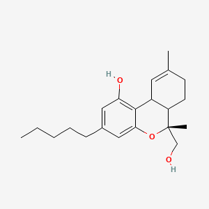 molecular formula C₂₁H₃₀O₃ B1142607 (6R)-6-(hydroxymethyl)-6,9-dimethyl-3-pentyl-6a,7,8,10a-tetrahydrobenzo[c]chromen-1-ol CAS No. 54555-14-5