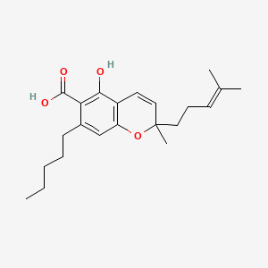 molecular formula C₂₂H₃₀O₄ B1142610 Cannabichromenic acid CAS No. 185505-15-1