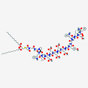 molecular formula C131H186N20O36S B114262 DM-Gastrin CAS No. 147666-79-3