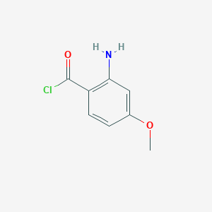 molecular formula C8H8ClNO2 B1142644 2-Amino-4-methoxybenzoyl chloride CAS No. 1261775-20-5