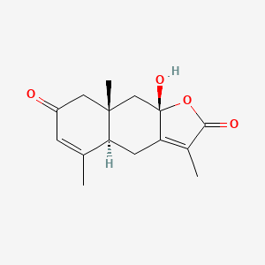 molecular formula C15H18O4 B1142651 Chlorantholide D CAS No. 1253106-58-9