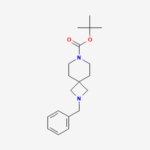 Tert-butyl 2-benzyl-2,7-diazaspiro[3.5]nonane-7-carboxylate