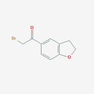 molecular formula C10H9BrO2 B114268 2-Bromo-1-(2,3-dihydro-1-benzofuran-5-yl)ethanone CAS No. 151427-19-9