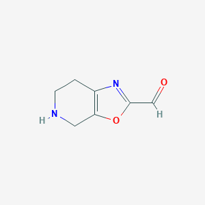 molecular formula C₇H₈N₂O₂ B1142691 4,5,6,7-Tetrahydro-oxazolo[5,4-c]pyridine-2-carboxaldehyde CAS No. 1379289-58-3