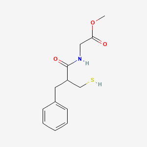 B1142707 Methyl (2-benzyl-3-mercaptopropanoyl)glycinate CAS No. 83960-22-9