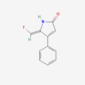 molecular formula C11H8FNO B1142712 (Z)-5-(fluoromethylene)-4-phenyl-1H-pyrrol-2(5H)-one CAS No. 1212059-23-8
