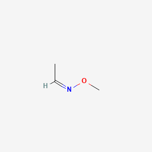 molecular formula C₃H₅NO₂ B1142716 Acetaldehyde O-methyl oxime CAS No. 33581-43-0