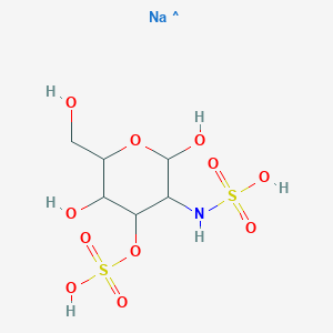 molecular formula C6H11NNa2O11S2 B1142723 D-Glucosamine-2,3-disulfate, disodium salt CAS No. 112898-34-7