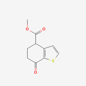 molecular formula C₁₀H₁₀O₃S B1142738 Methyl 7-oxo-4,5,6,7-tetrahydrobenzo[b]thiophene-4-carboxylate CAS No. 94019-89-3