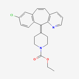 molecular formula C₂₂H₂₁ClN₂O₂ B1142742 氯雷他定杂质 I CAS No. 133330-56-0