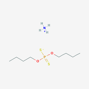 molecular formula C₈H₂₂NO₂PS₂ B1142745 Ammonium O,O-dibutyl phosphorodithioate CAS No. 1071-18-7