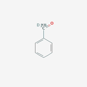 molecular formula C7H6O B114275 Deuterio(phenyl)(113C)methanone CAS No. 155638-70-3