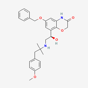 molecular formula C₂₈H₃₂N₂O₅ B1142760 Olodaterol Benzyl Ether CAS No. 869478-13-7