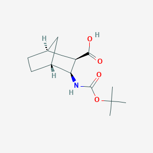 molecular formula C13H21NO4 B1142779 Boc-3-exo-aminobicyclo[2.2.1]heptane-2-exo-carboxylic acid CAS No. 1212373-01-7
