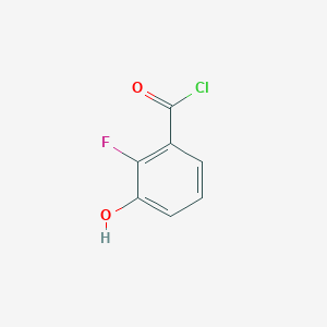molecular formula C7H4ClFO2 B1142782 2-Fluoro-3-hydroxybenzoyl chloride CAS No. 1261621-20-8