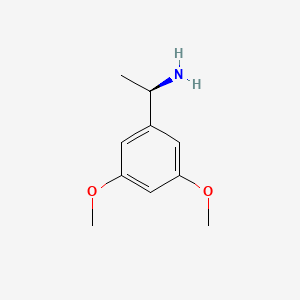 molecular formula C10H15NO2 B1142790 (R)-1-(3,5-dimethoxyphenyl)ethanamine CAS No. 1257106-72-1