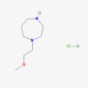 molecular formula C8H19ClN2O B1142795 1-(2-Methoxyethyl)-1,4-diazepane hydrochloride CAS No. 1235440-88-6