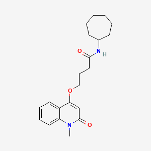 molecular formula C21H28N2O3 B11428094 BRD4 Inhibitor-29 