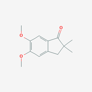 B114281 2,3-Dihydro-5,6-dimethoxy-2,2-dimethyl-1H-inden-1-one CAS No. 149862-32-8
