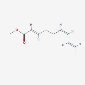 molecular formula C₁₁H₁₆O₂ B1142817 methyl (2E,6Z,8E)-deca-2,6,8-trienoate CAS No. 1173170-04-1