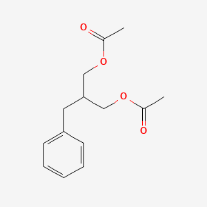 molecular formula C₁₄H₁₈O₄ B1142830 1,3-Diacetoxy-2-benzylpropane CAS No. 110230-64-3