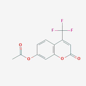 2-oxo-4-(trifluoromethyl)-2H-chromen-7-yl acetate