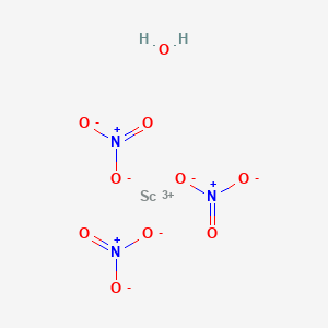 molecular formula H2N3O10Sc B1142847 Scandium(III) nitrate hydrate CAS No. 115906-70-2