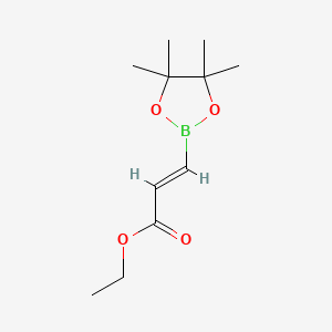 B1142863 (E)-ethyl 3-(4,4,5,5-tetramethyl-1,3,2-dioxaborolan-2-yl)acrylate CAS No. 1263187-14-9