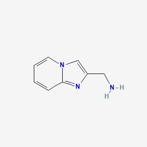 molecular formula C8H11Cl2N3 B1142876 咪唑并[1,2-a]吡啶-2-基甲胺 CAS No. 165736-20-9