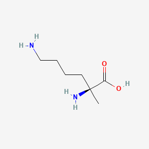 molecular formula C7H16N2O2 B1142899 (2S)-2,6-Diamino-2-methylhexanoic acid CAS No. 111656-41-8