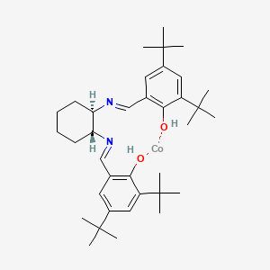 molecular formula C36H52CoN2O2 B1142900 (R,R)-N,N'-Bis(3,5-di-tert-butylsalicylidene)-1,2-cyclohexanediaminocobalt(II) CAS No. 176763-62-5
