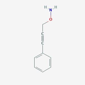 molecular formula C9H9NO B114291 O-(3-phenylprop-2-ynyl)hydroxylamine CAS No. 149649-90-1