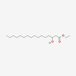 molecular formula C₁₈H₃₆O₃ B1142912 Ethyl 3-hydroxyhexadecanoate CAS No. 105918-27-2