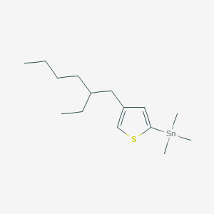 (4-(2-Ethylhexyl)thiophen-2-yl)trimethylstannane