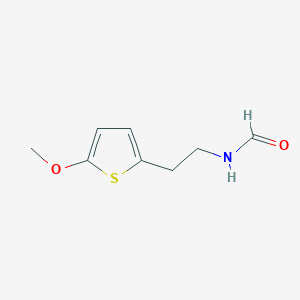 molecular formula C₈H₁₁NO₂S B1142915 N-(2-(5-Methoxythiophen-2-yl)ethyl)formamide CAS No. 854701-03-4