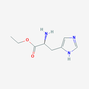 molecular formula C8H13N3O2 B1142923 Ethyl 2-amino-3-(1H-imidazol-5-yl)propanoate CAS No. 184295-36-1